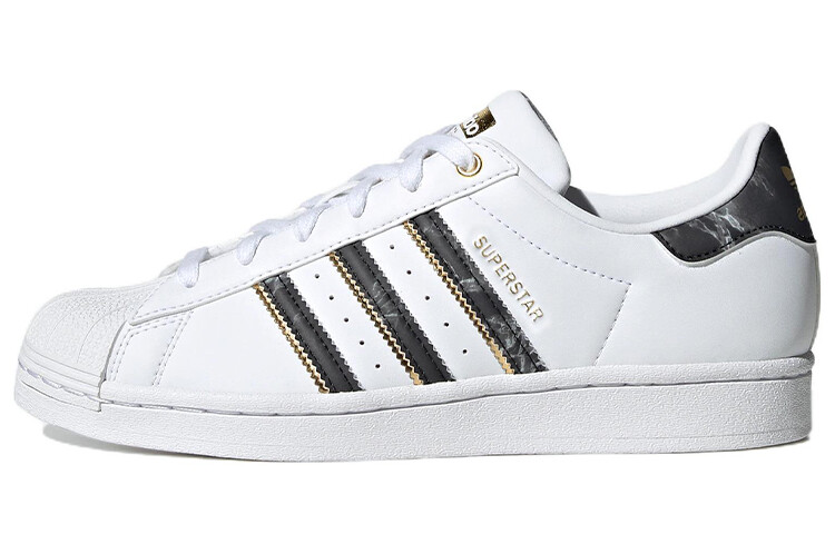 

Кроссовки Adidas Originals Superstar Shoes 'White-Black / Gold Metallic' Women's