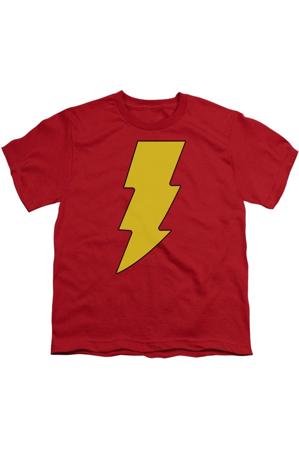 

Футболка с коротким рукавом для детей с логотипом Shazam от DC Comics Gildan, красный