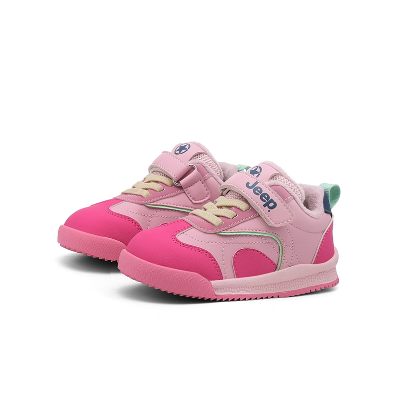 Детские повседневные ботинки Cherry Blossom Pink/Moonlight Green для детей 3-7 лет Jeep, розовый — фото 4