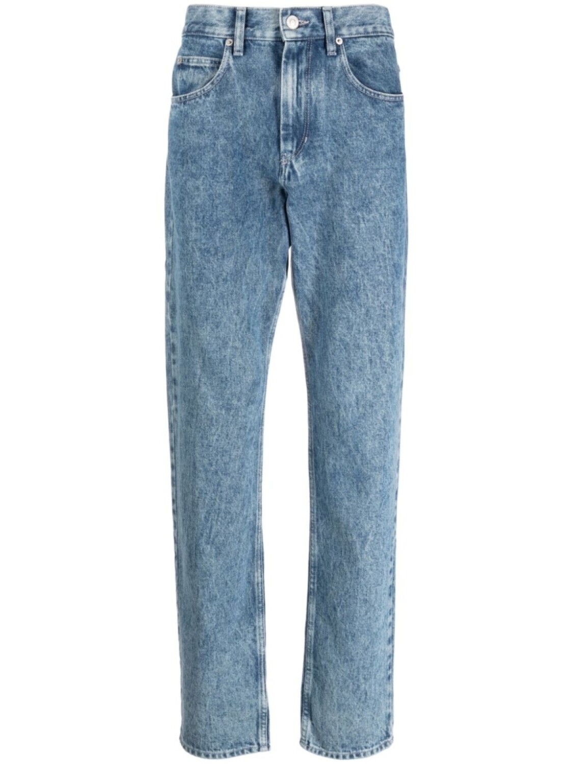 

MARANT прямые джинсы с эффектом потертости, синий