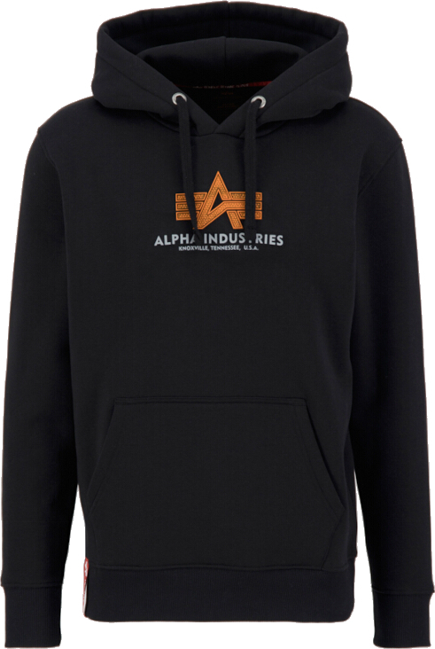 

Худи Alpha Industries Basic Rubber Hoodie, черный