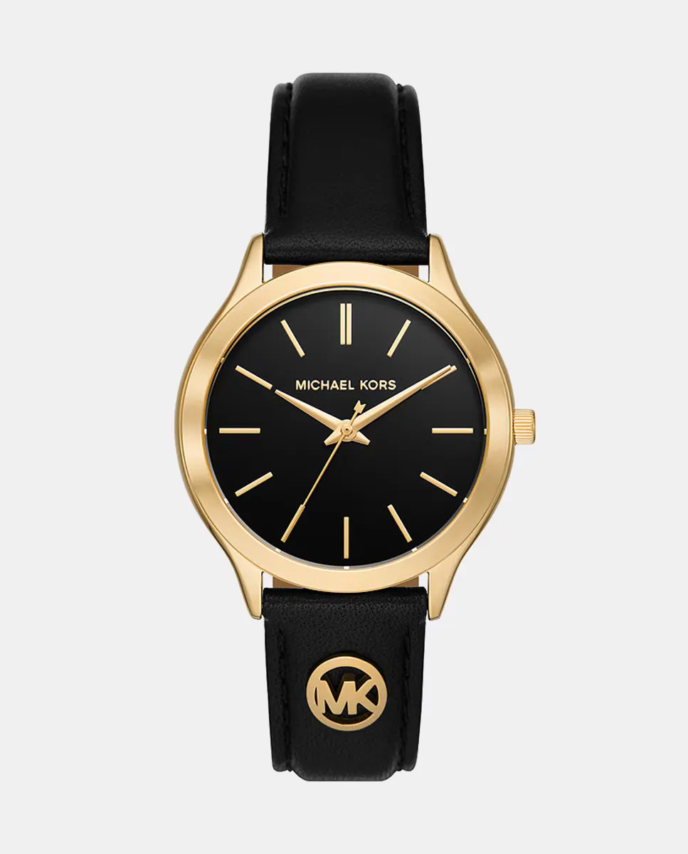 

MK7482 Черные кожаные женские часы Michael Kors