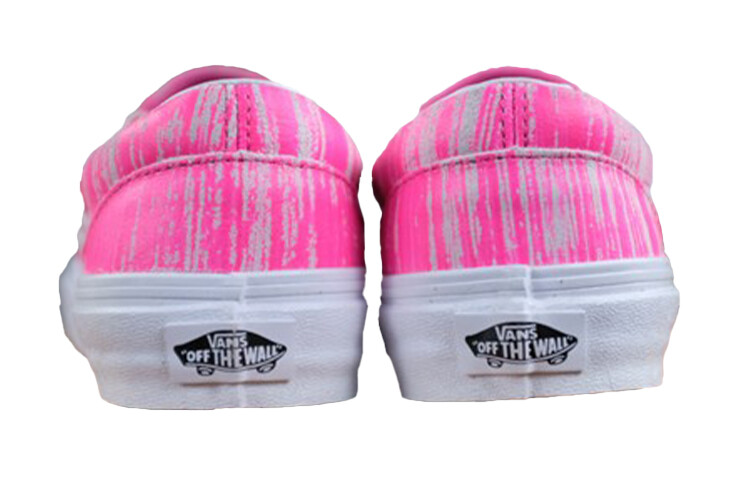 Кроссовки Vans Slip-on Pink/White Women's — фото 3