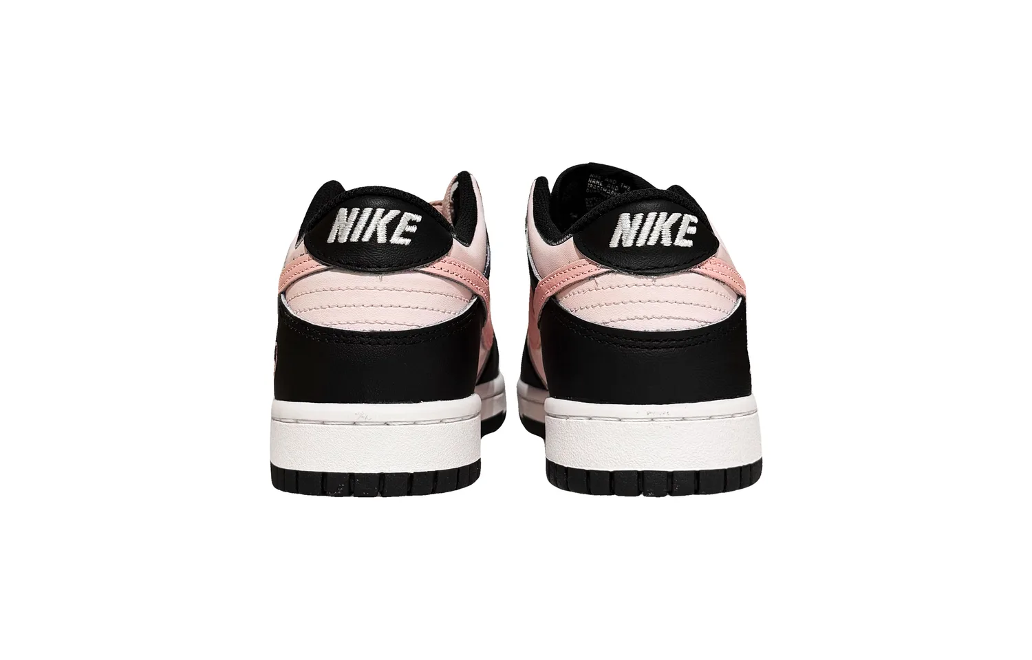 Nike Dunk 'Black' Low top детские скейтбординг кроссовки Black Pink — фото 4
