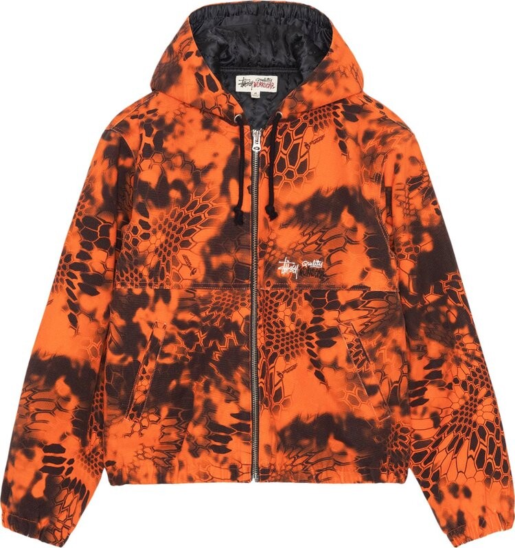 

Куртка Stussy Hooded Work 'Inferno', оранжевый