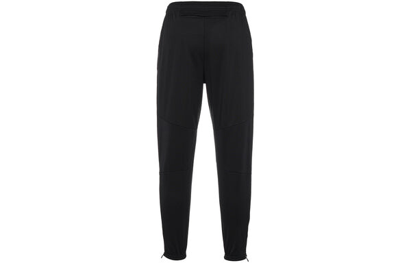 Брюки men's logo solid color elastic waistband drawstring sports pants/trousers/joggers autumn black Nike, черный — фото 2