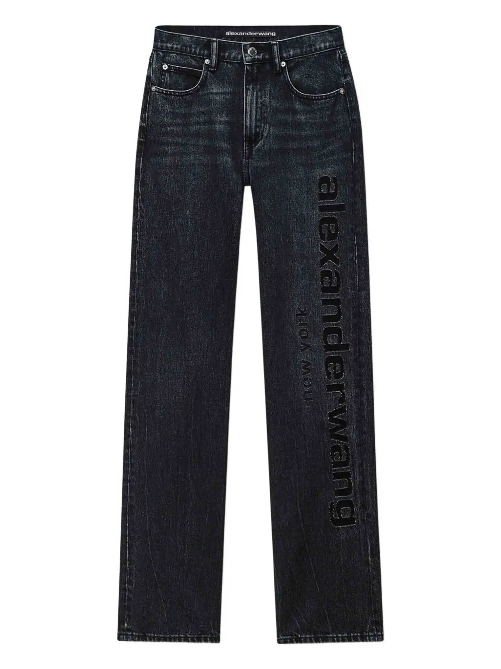 

Джинсы с логотипом Alexander Wang, серый