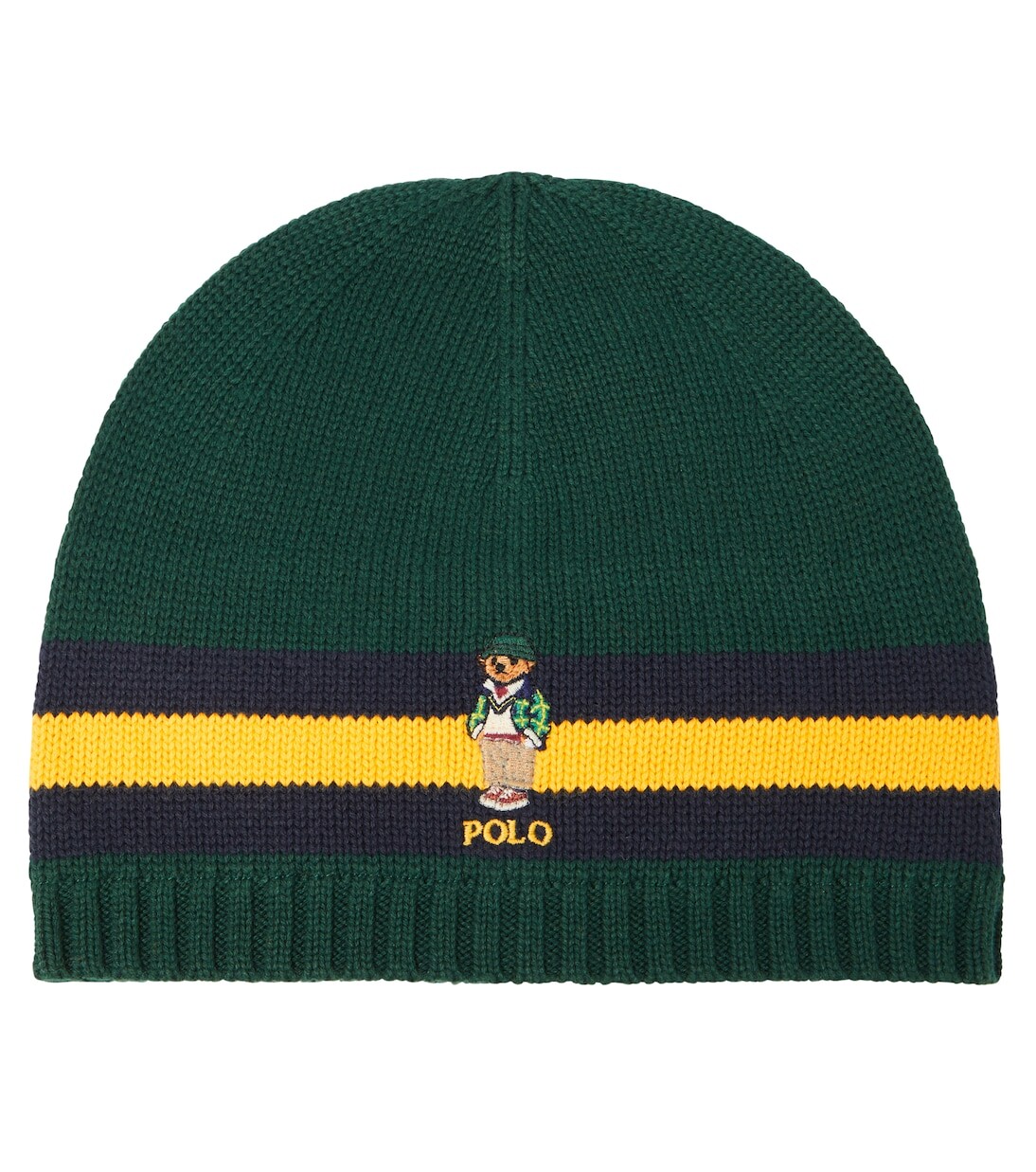 

Шапка-поло с медведем Polo Ralph Lauren Kids, зеленый