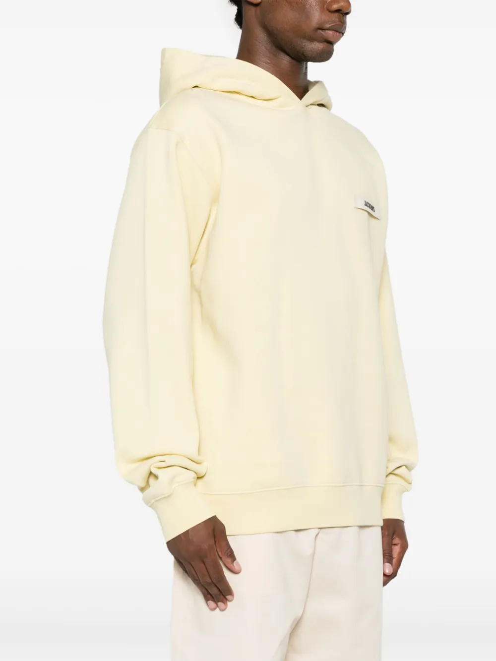 Толстовка Le Hoodie Gros Grain Jacquemus, нейтральный — фото 3