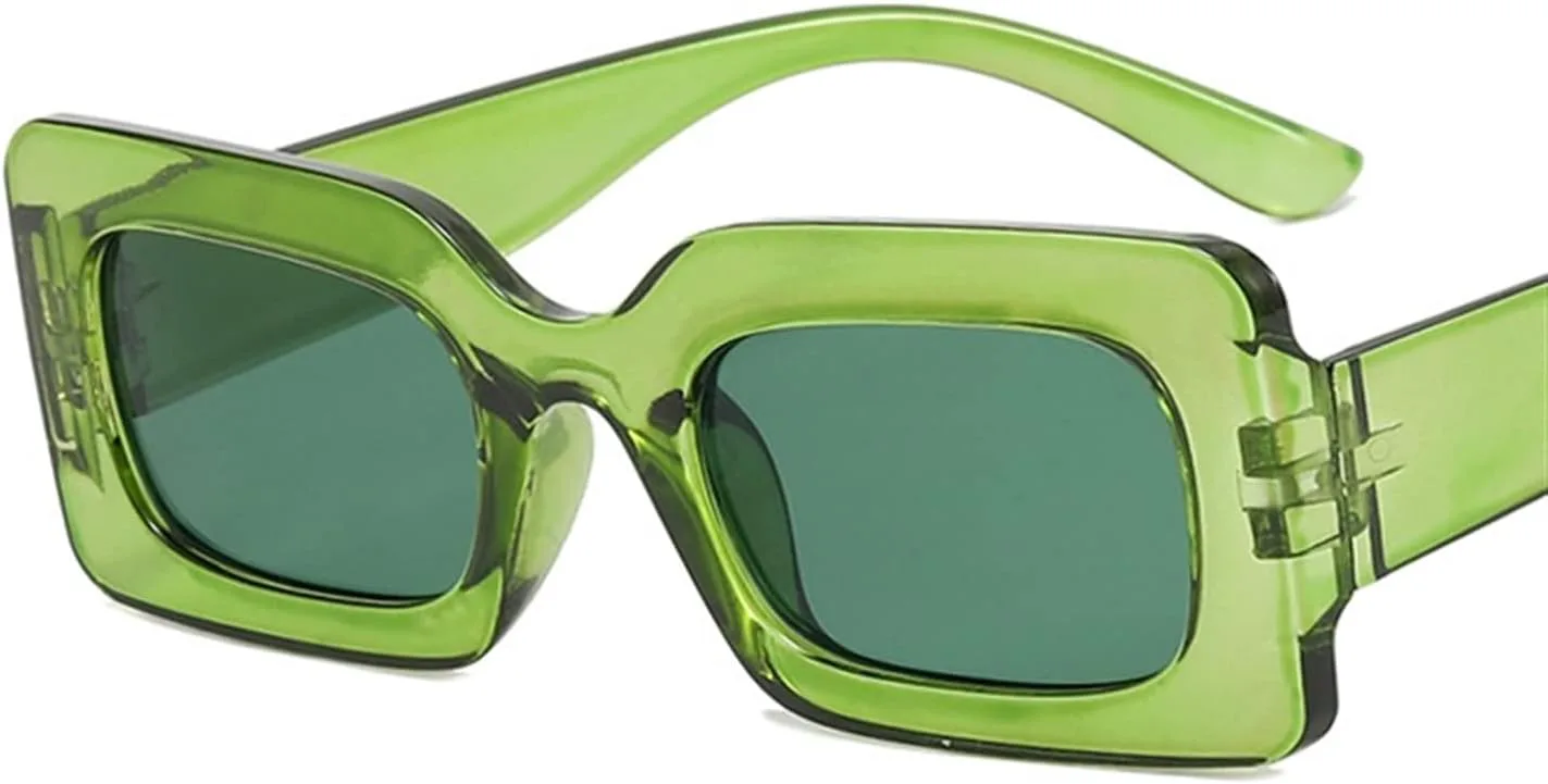 

Модные квадратные солнцезащитные очки в маленькой оправе для уличной фотосъемки, для мужчин и женщин, для отдыха на природе (Цвет: K, Размер: 1) MTZJH, One Color