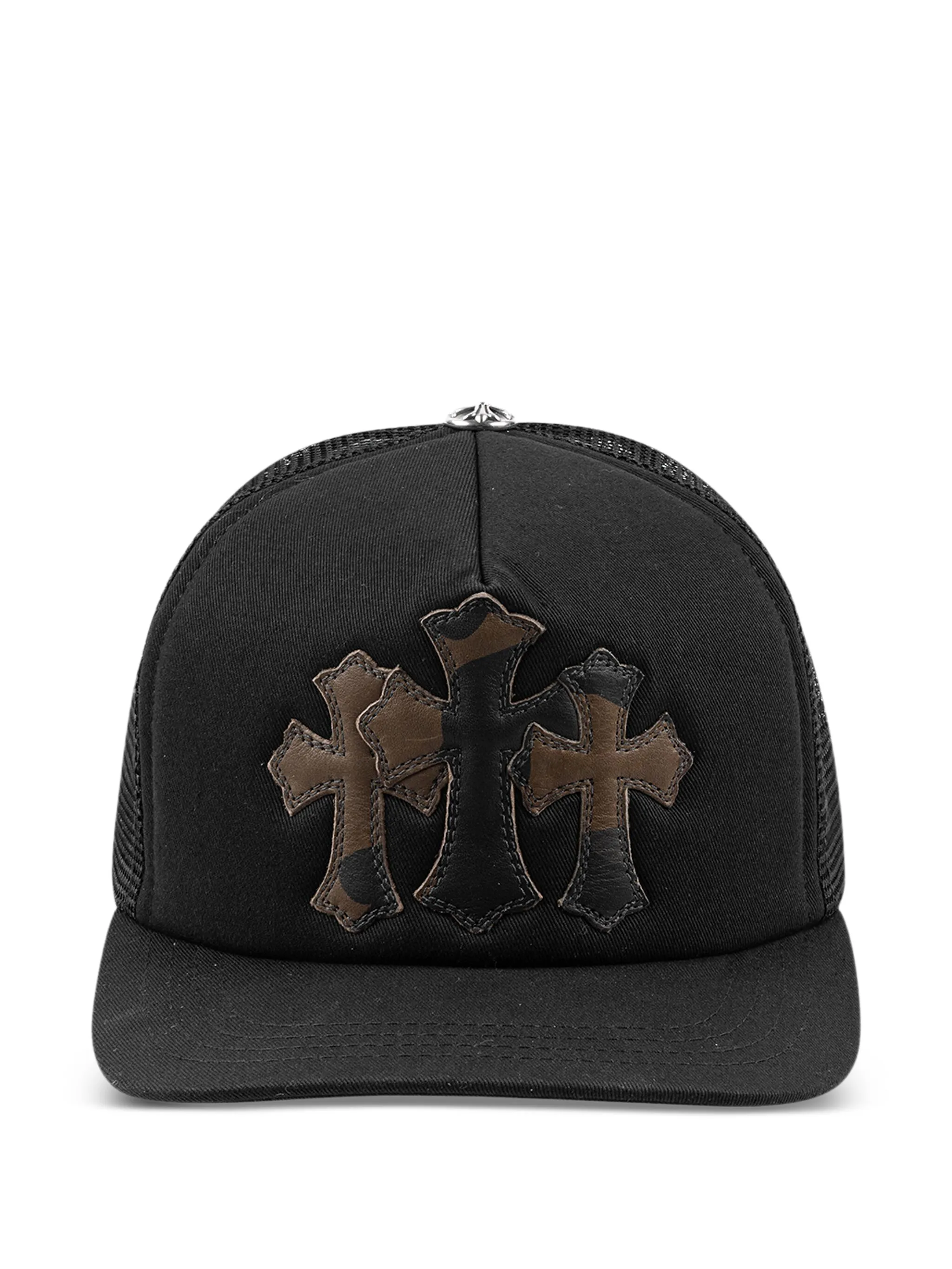

Кепка Cemetery Trucker с аппликацией Chrome Hearts, черный