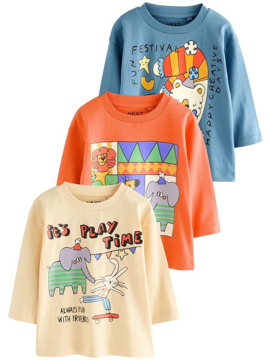 

Рубашка Next, цвет Light blue/Pastel yellow/Orange