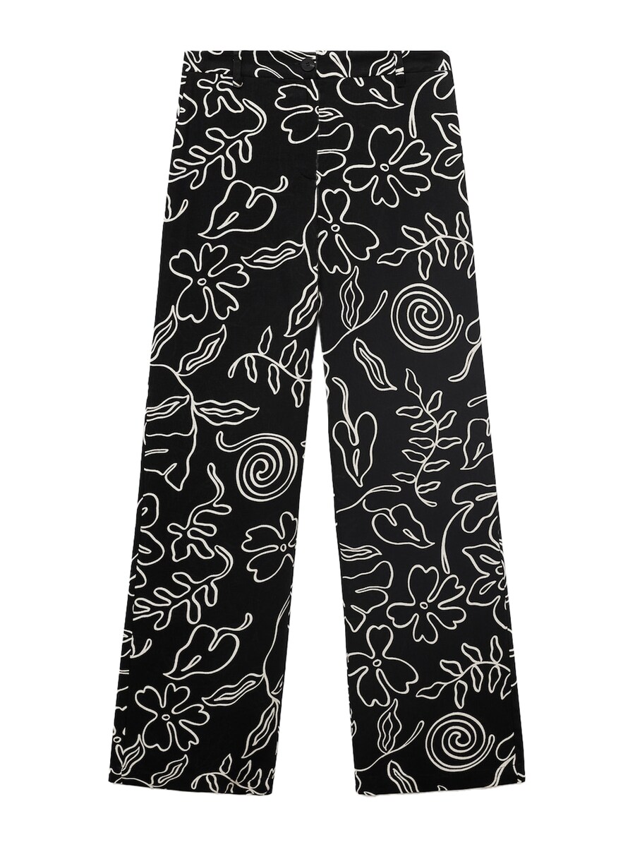 

Широкие брюки MANGO LIZA, Black