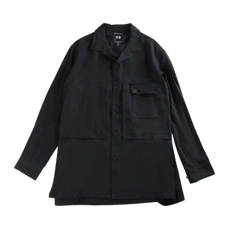 

Рубашка Y-3 Rayon Twill Shirt 'Black', черный
