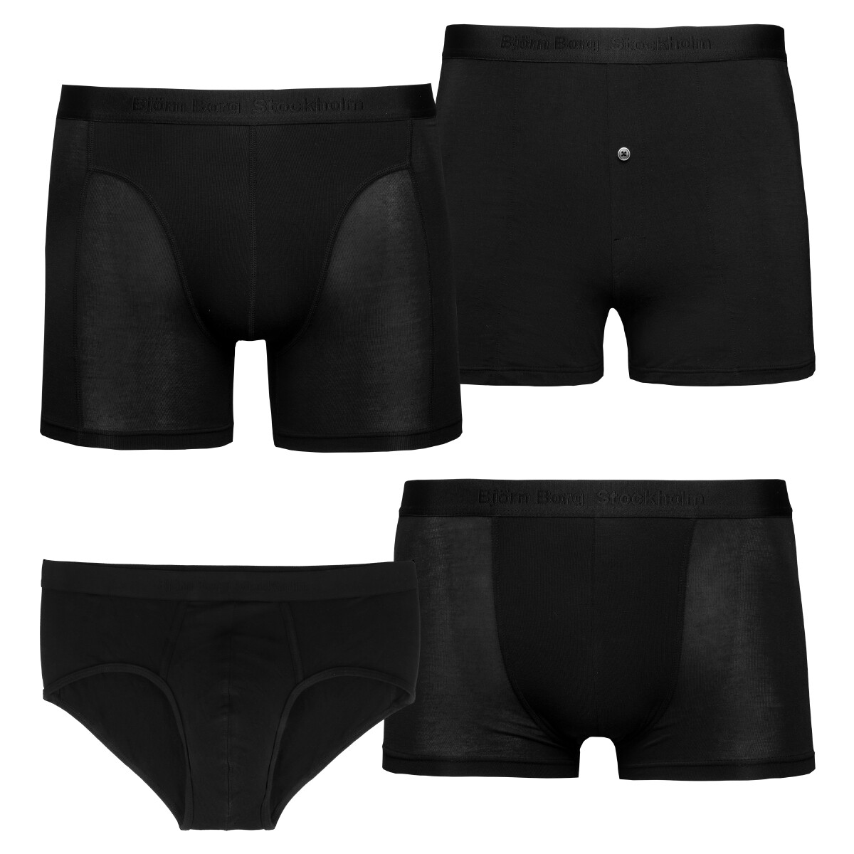 

Боксеры Björn Borg Boxershorts Sammy Solid Core 4 шт, черный