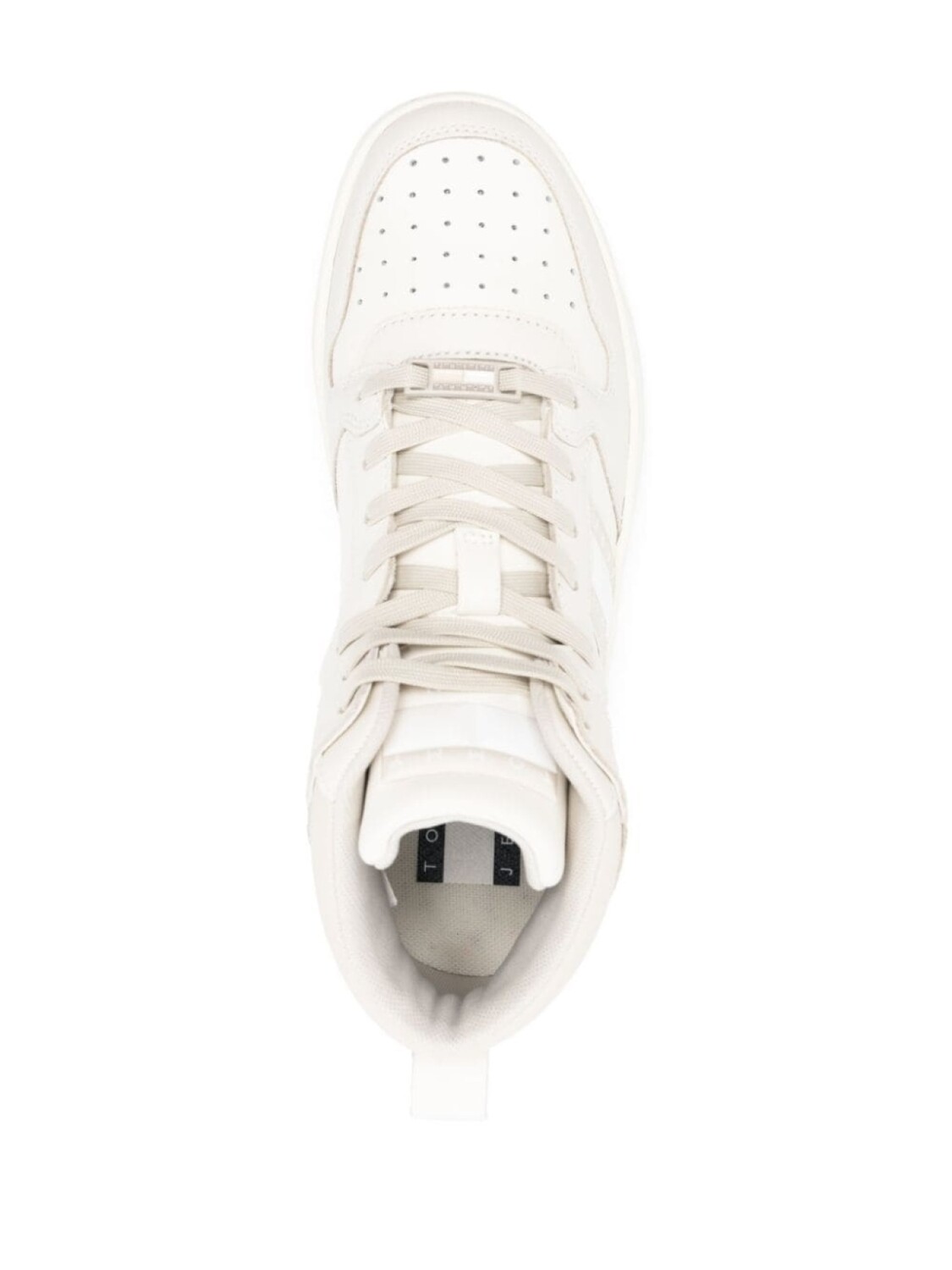 Tommy Jeans высокие кроссовки Retro Basket, белый — фото 4