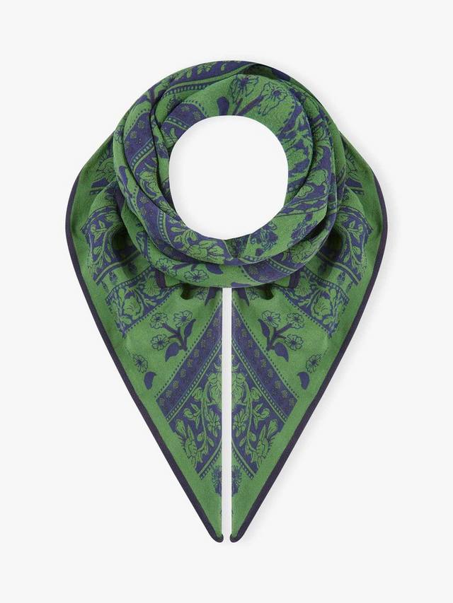 

Шёлковый платок с цветочным принтом Brora