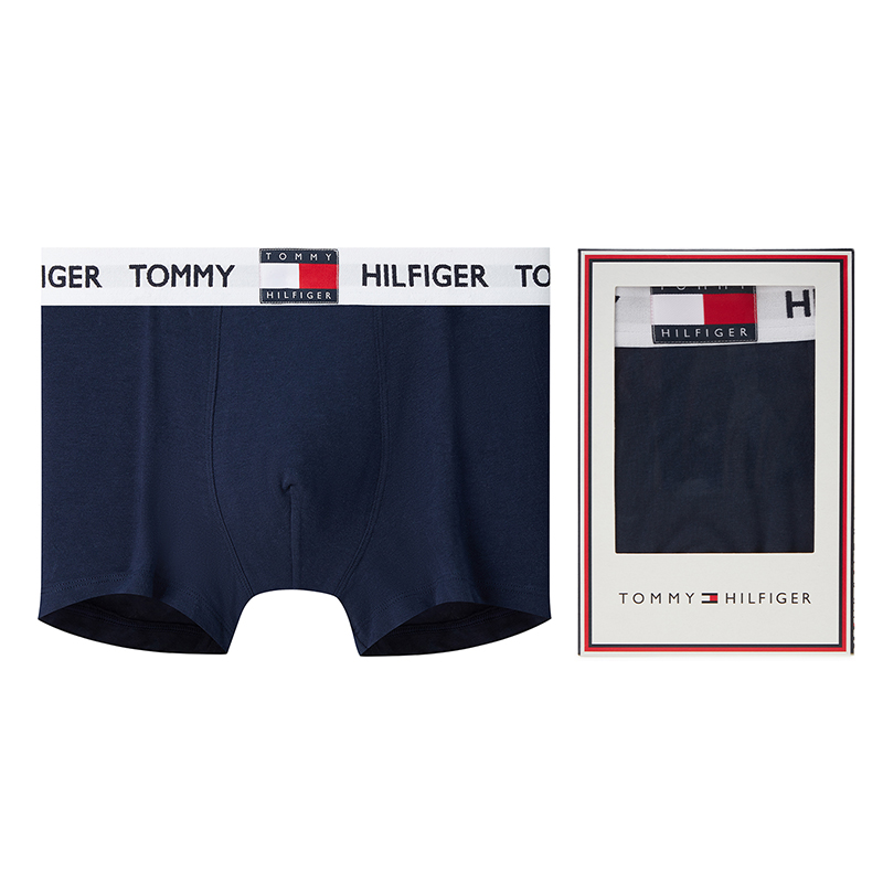 Боксеры мужские 1 шт Tommy Hilfiger, синий — фото 3