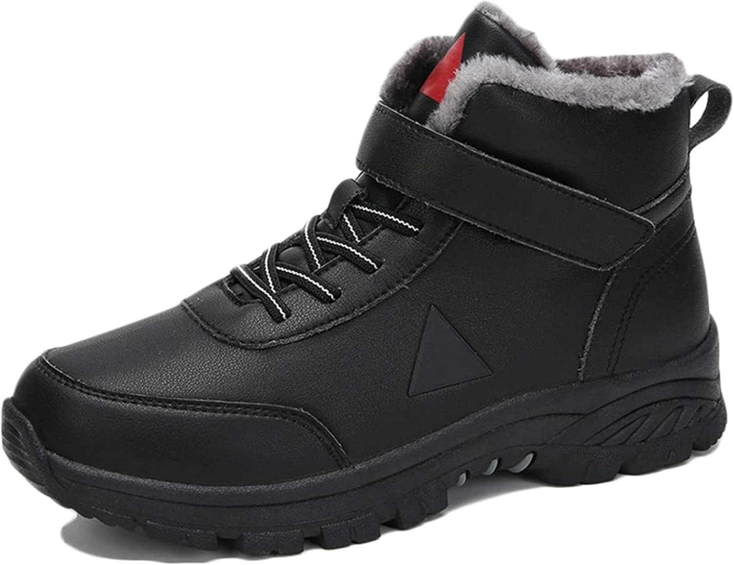 

Мужские короткие зимние ботинки Yiozoi, домашние, защищающие от ветра, для улицы, высокие, с теплым плюшем, рабочие, повседневные мужские ботинки до щиколотки для прогулок, черный