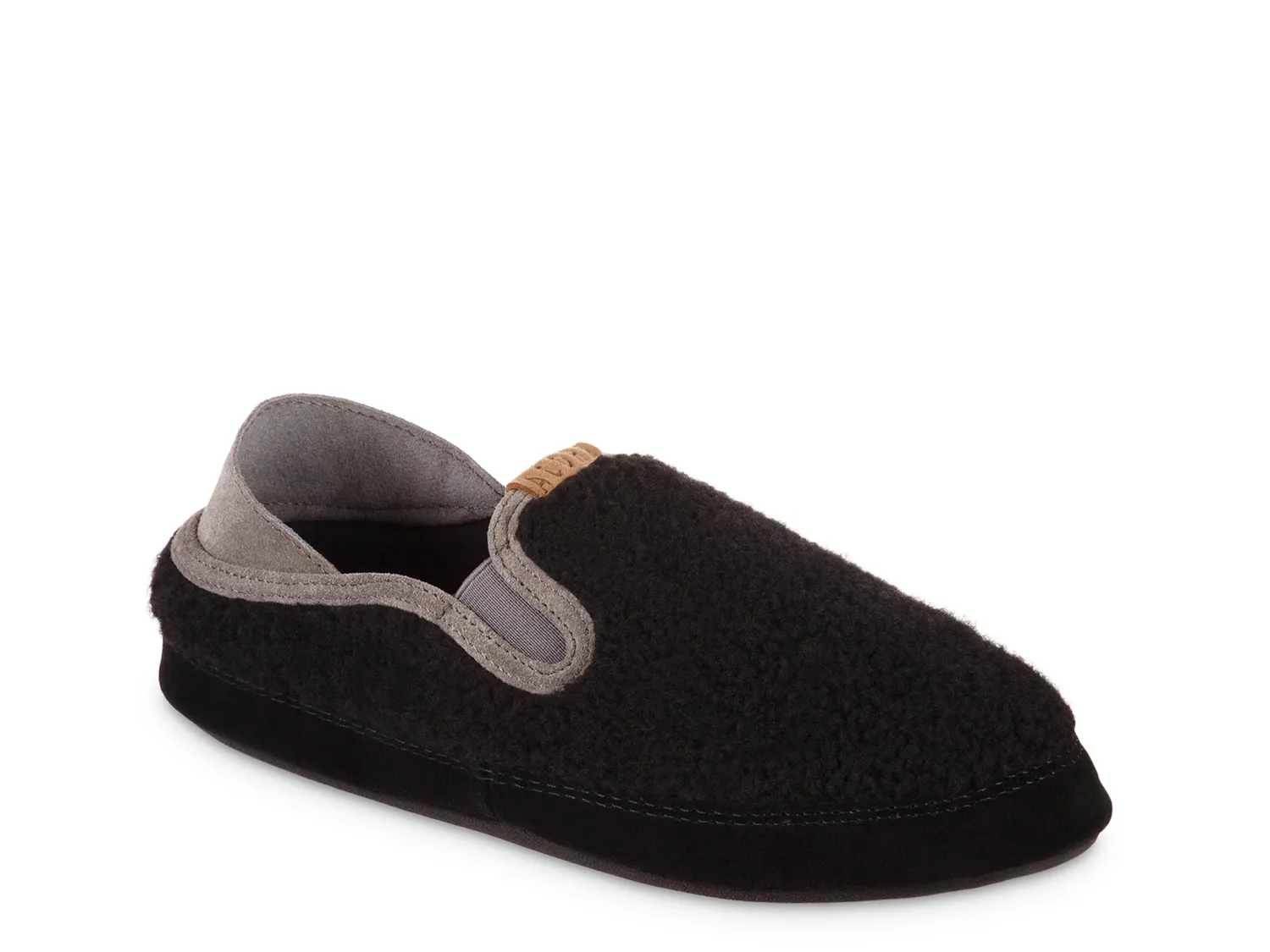 Тапочки Harbor Moccasin Slipper Acorn, черный