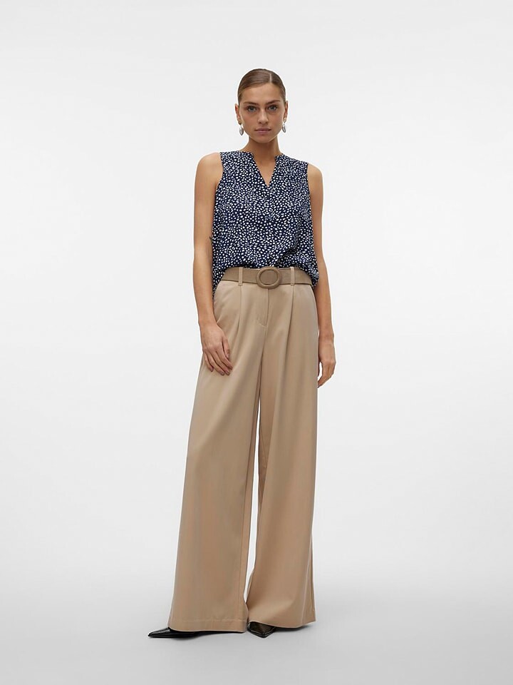 

Блуза Vero Moda Naja, цвет dunkelblau/weiß