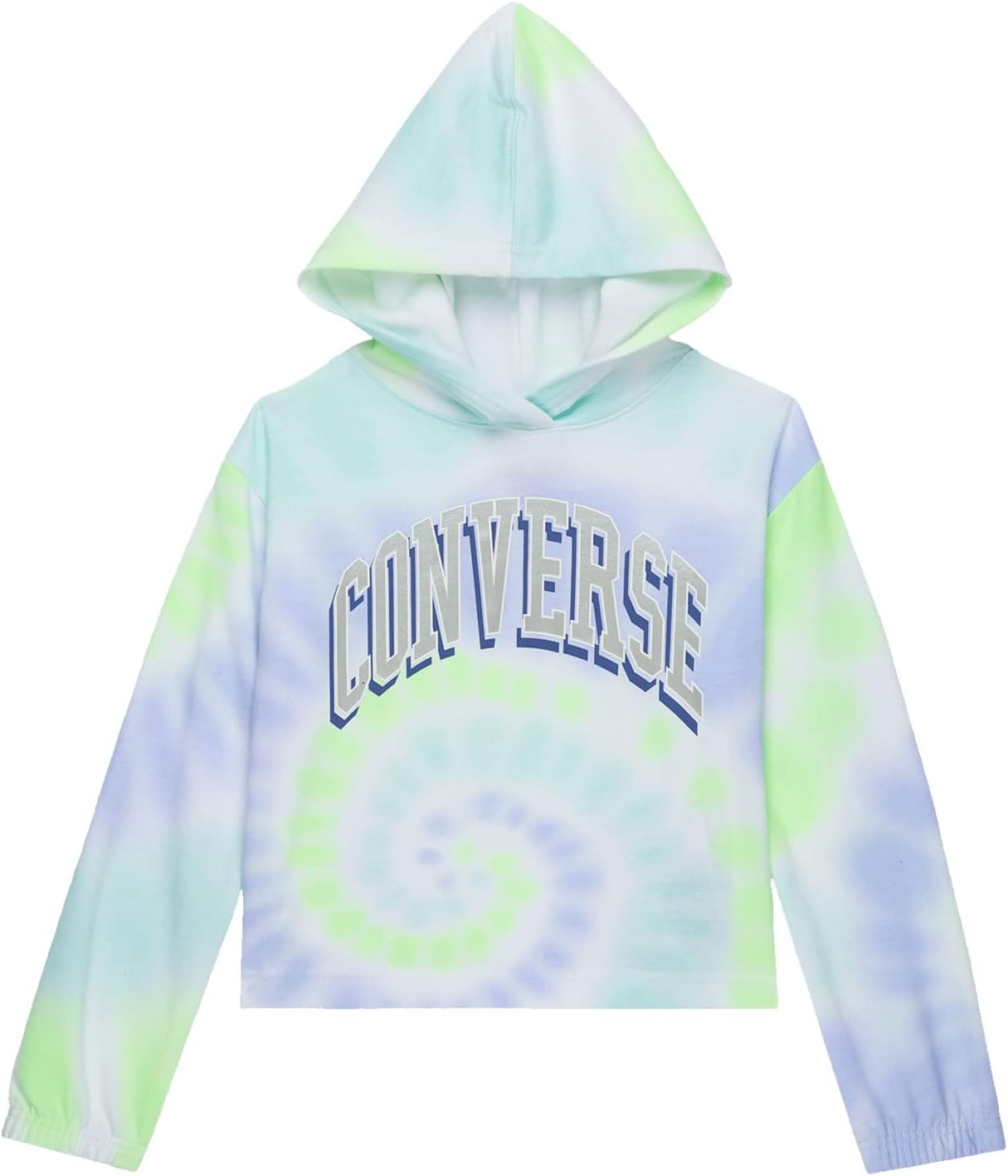 

Худи Converse All Over Print Tie-Dye Boxy Hoodie, цвет Light Dew