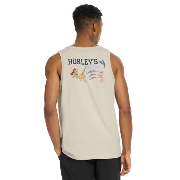

Мужская футболка с принтом Hurley, белый