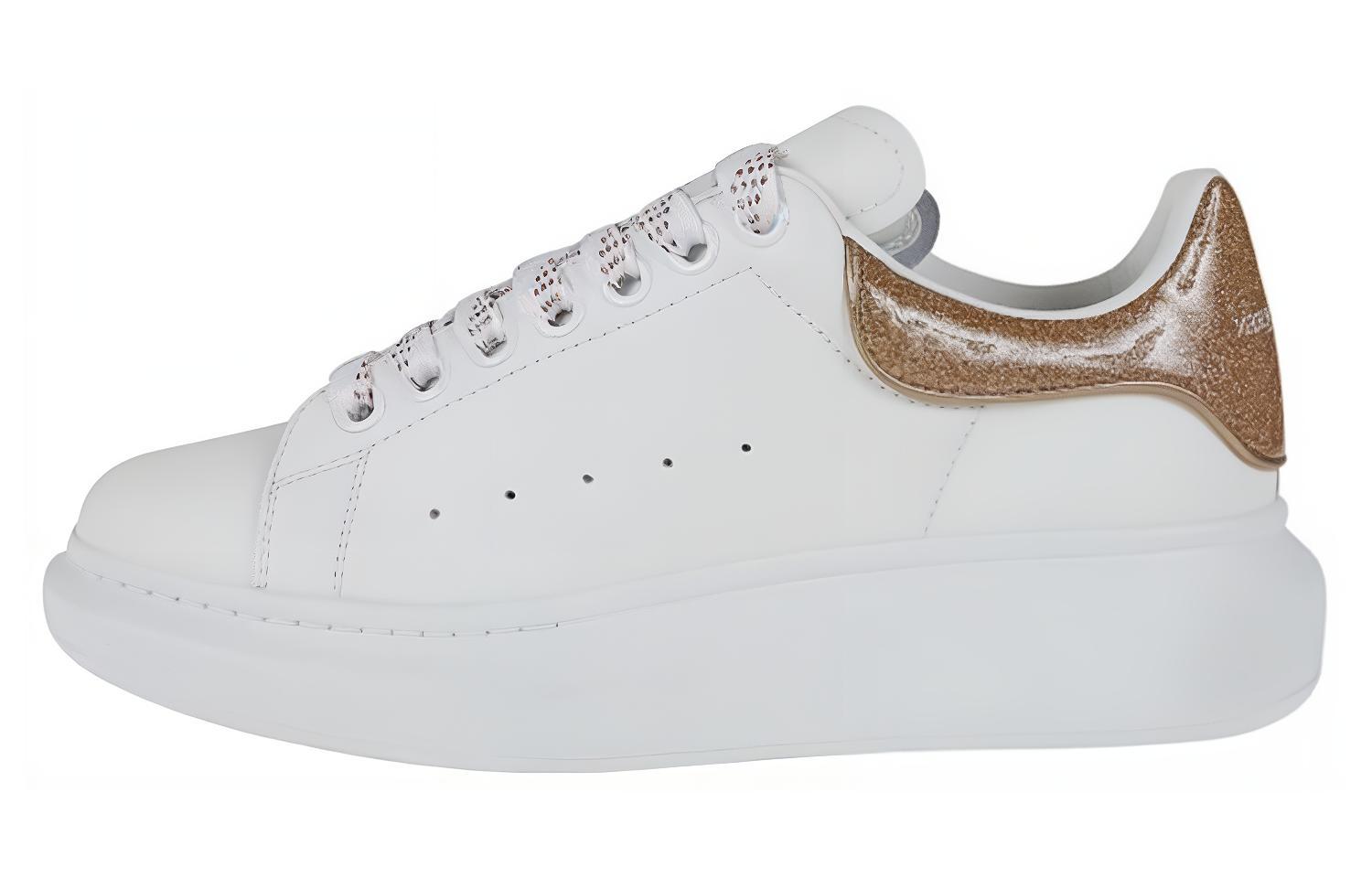 Женские кеды Alexander McQueen на платформе, белый