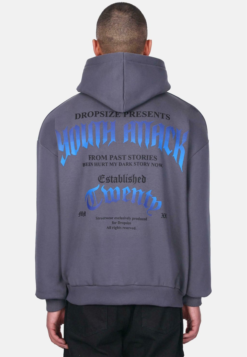 

Толстовка HEAVY YOUTH ATTACK Dropsize, серый