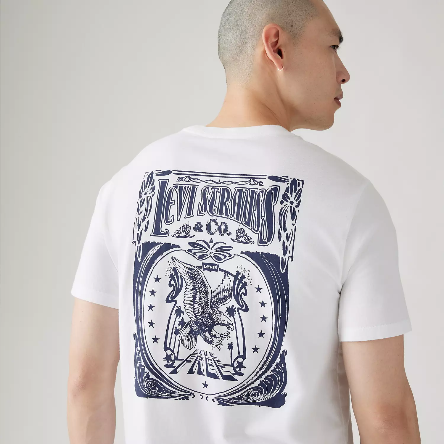 

Классическая графическая футболка Levi's, цвет Brin Music Inspired White - White