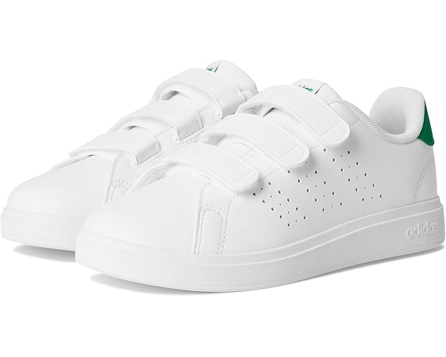 

Кроссовки adidas Kids Advantage 2.0 Shoes, цвет White/White/Green
