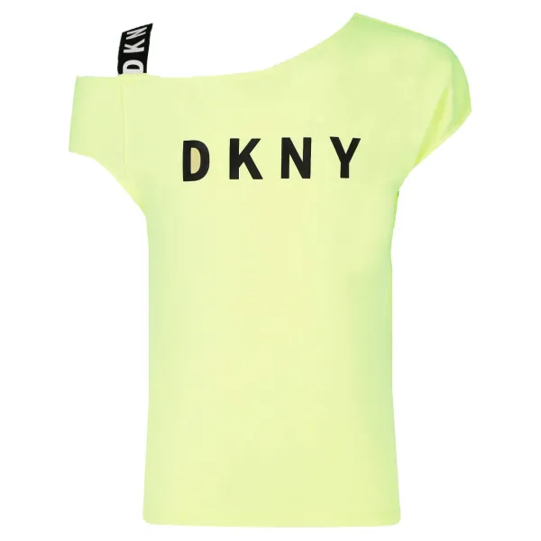 

Необычная футболка обычного кроя Dkny, зеленый