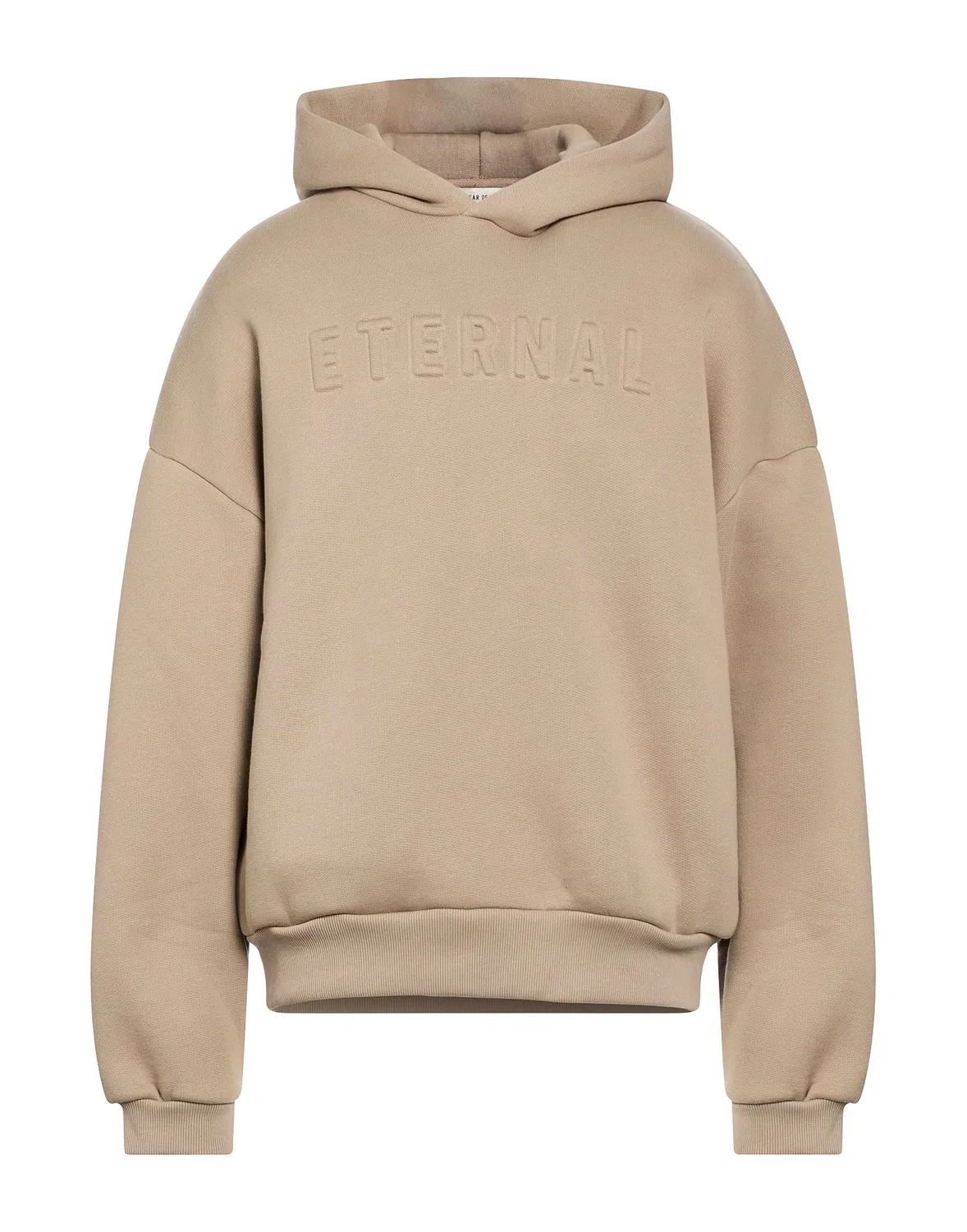 Свитшот флисовый FEAR OF GOD светло-коричневый