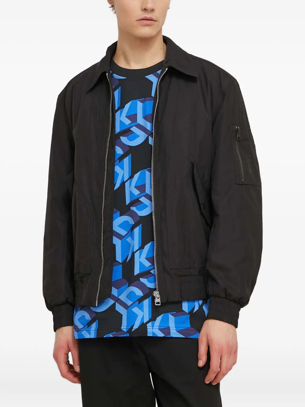 

Куртка с карманом на молнии Hugo, черный