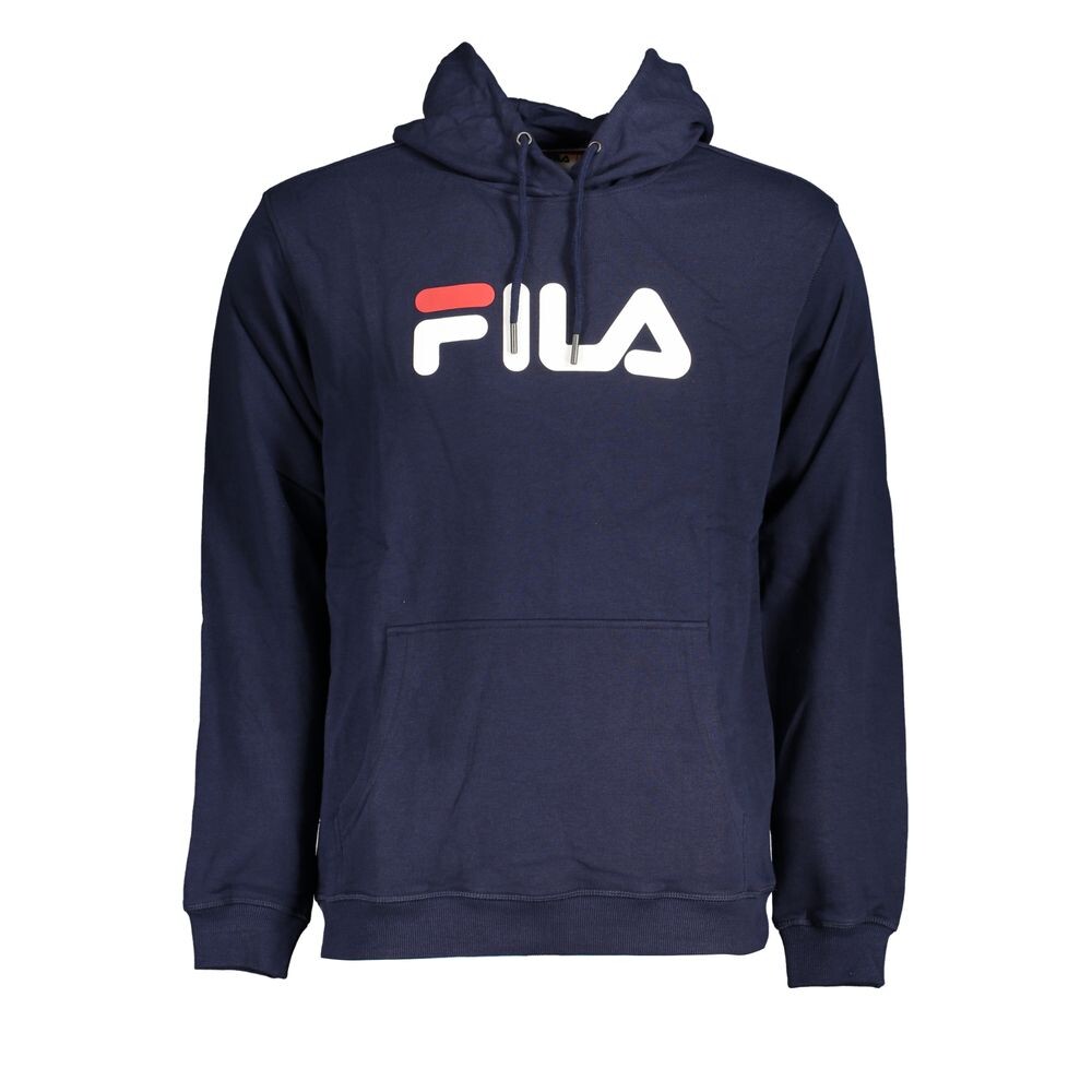 

Синий хлопковый свитер Fila