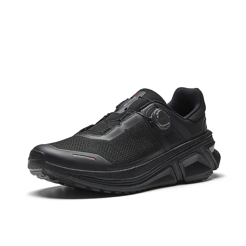 ANTA Champion Honor 3 Comfortable Textile, Rubber Low top Running Shoes Men's Basic Black — фото 3