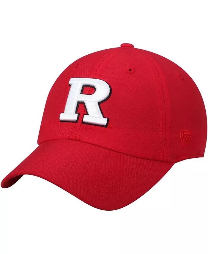 

Мужская кепка Scarlet Rutgers Scarlet Knights Primary Logo Staple Adjustable Hat Top of the World