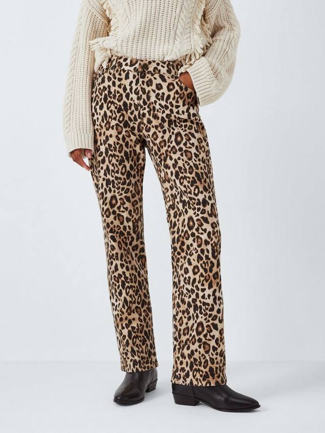 

Джинсы с леопардовым принтом на прямых ногах AND/OR, цвет Leopard Print