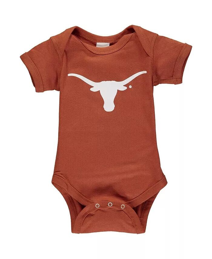 

Боди для мальчиков и девочек с большим логотипом Texas Longhorns Orange Two Feet Ahead