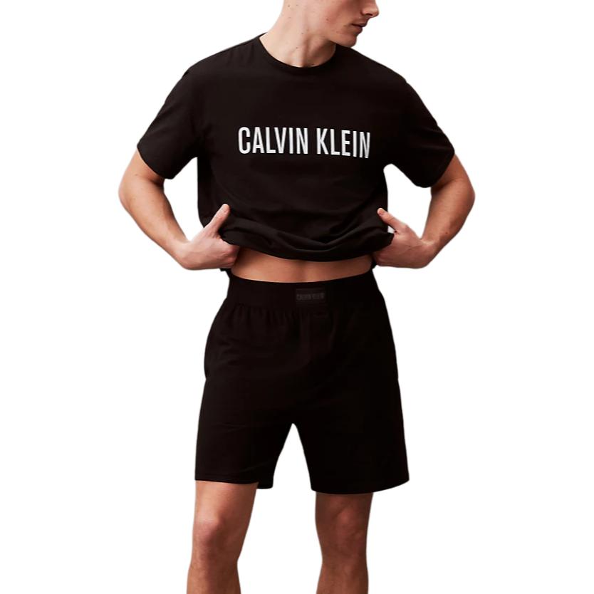 Calvin Klein Футболка с коротким рукавом и круглым вырезом Europe Version мужская black — фото 4