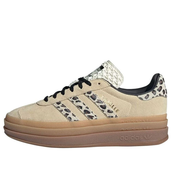 Кроссовки gazelle bold 'cream black leopard' Adidas, белый