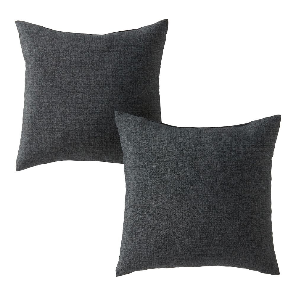 

Greendale Home Fashions 2 комплекта декоративных подушек для улицы, цвет Carbon