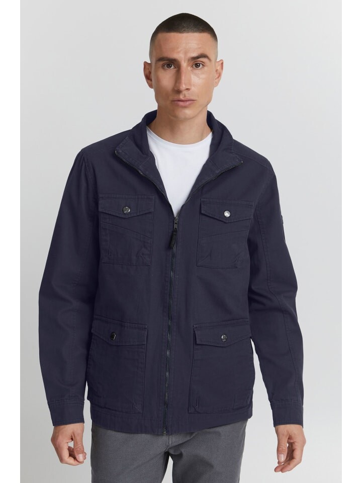 

Переходная куртка INDICODE Fieldjacket IDBolven 10322MM Feldjacke mit abgesetzten Reißverschlüssen, темно-синий