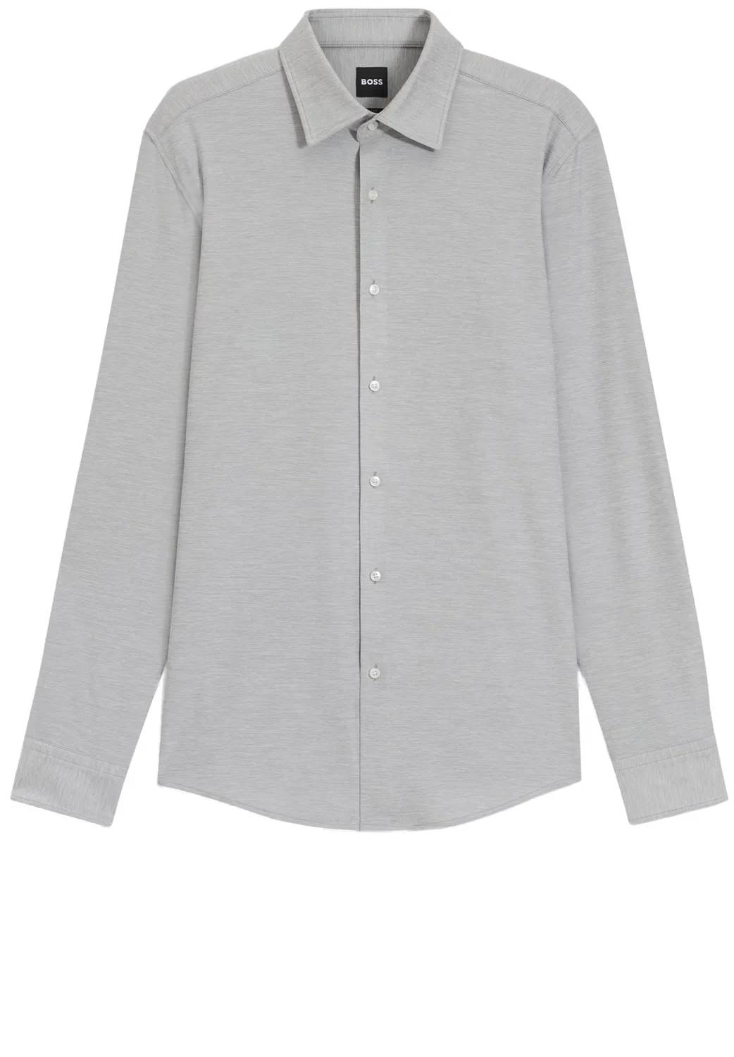 Рубашка Boss Regular fit на пуговицах цвет P-HANK-K-261, серого цвета