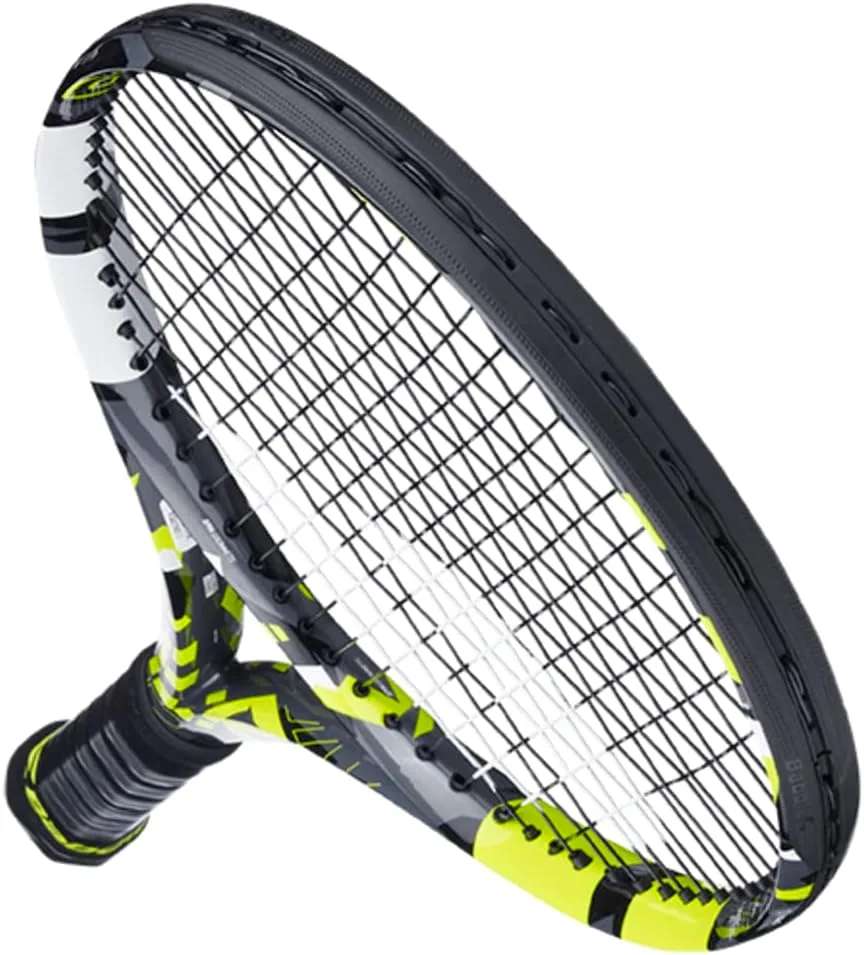Babolat Теннисная ракетка Pure Aero (7-го поколения) - 16 г, белая, с синтетическим наполнителем, средней жесткости — фото 4