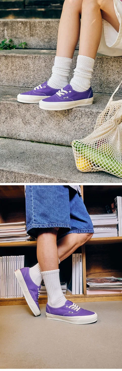 Мужские низкие кеды MTE Authentic Reissue 44 королевского фиолетового цвета от Vans — фото 4