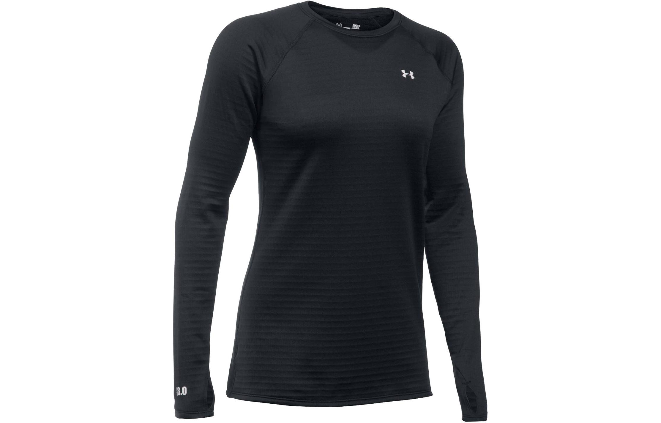 

Under Armour Футболка с рукавом реглан женская черная, Черный, Under Armour Футболка с рукавом реглан женская черная