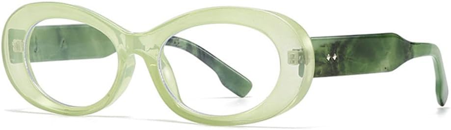 

Овальные женские солнцезащитные очки UV400, конфетные цвета, прозрачный градиент, мужские панк-стиль, для занятий спортом на открытом воздухе, бега и езды на велосипеде UYPTK, Green Clear