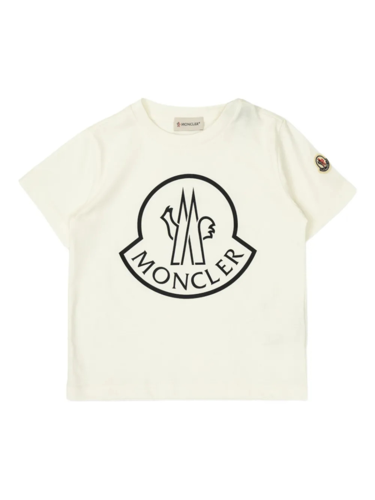 

Футболка из хлопка Moncler Enfant, белый