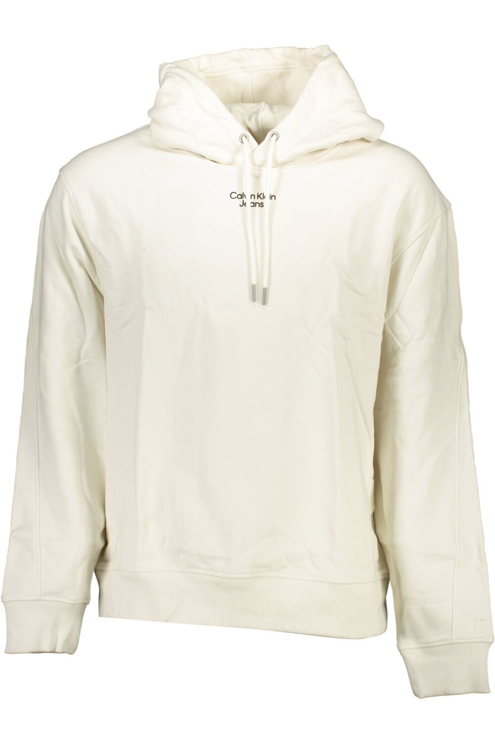 

Белый хлопковый мужской свитер Calvin Klein